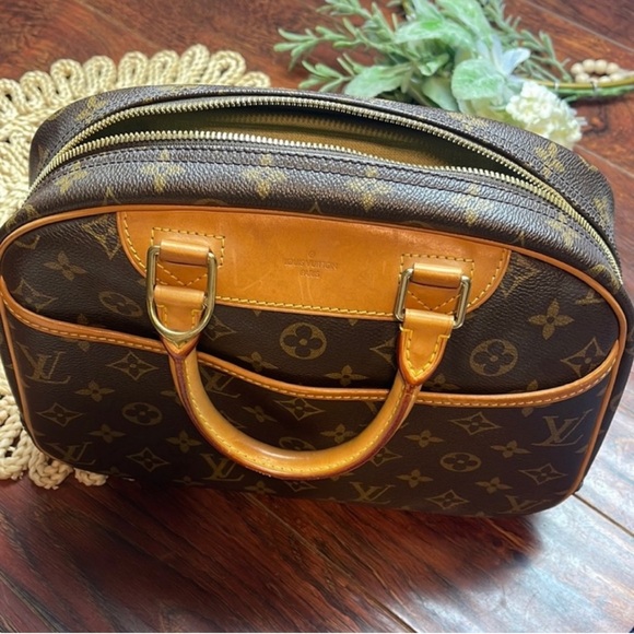 Louis Vuitton Deauville handbag monogram pm purse bag - Picture 1 of 13